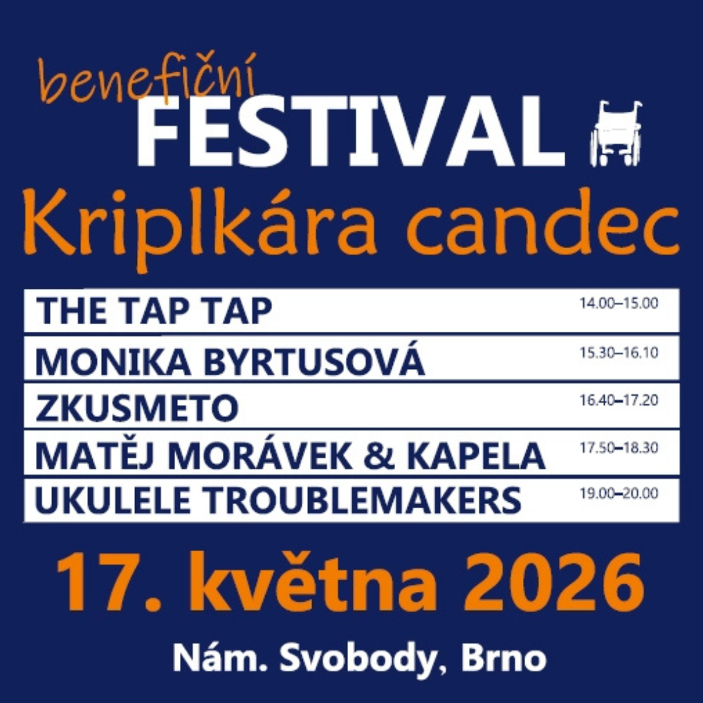 Benefiční festival Kriplkára candec